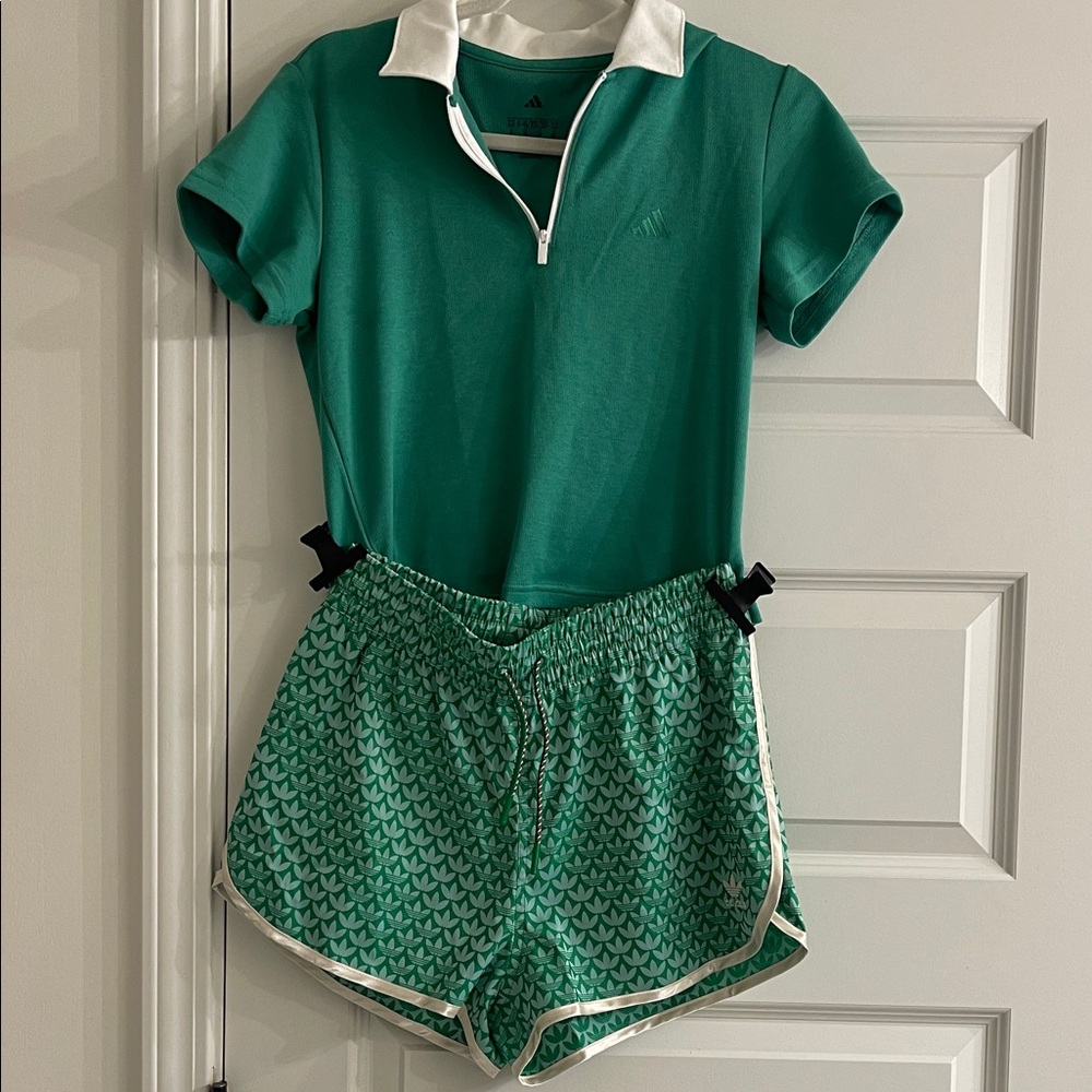 adidas Green Athletic Shorts